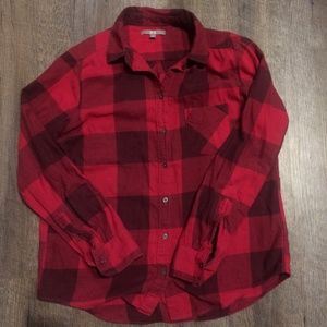 Uniqlo Classic Red Flannel * Large